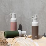Citron: Butelka Termiczna ze Stali Nierdzewnej 500ml - Olive Green - obrazek 2