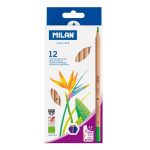 MILAN: kredki ołówkowe Big Lead sześciokątne 12 kolorów