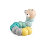 Bigjigs: motoryczny robaczek Wiggly Worm PASTEL NIEBIESKI
