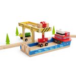 Bigjigs: drewniana SUWNICA KOLEJOWA / dźwig przeładunkowy - obrazek 3