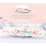Moulin Roty: Zestaw 6 papierowych bransoletek Les Parisiennes