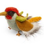 Moulin Roty: Maskotka ptak DZIĘCIOŁ 26 cm DOOKOŁA ŚWIATA