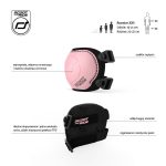 SCOOTANDRIDE: zestaw ochraniaczy dla dzieci XXS Rose - obrazek 2