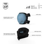 SCOOTANDRIDE: zestaw ochraniaczy dla dzieci S Steel - obrazek 3