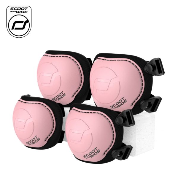 SCOOTANDRIDE: zestaw ochraniaczy dla dzieci S Rose