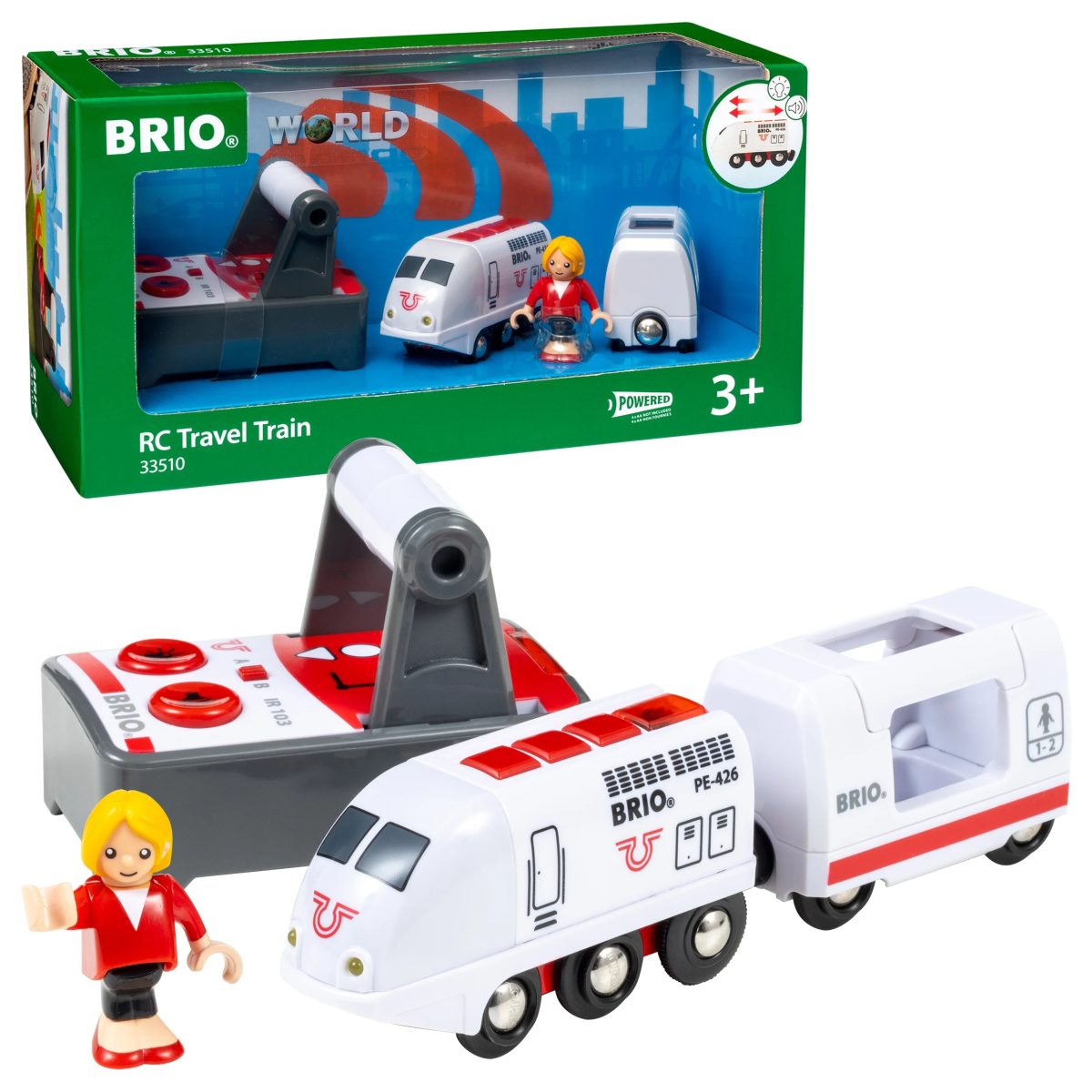 BRIO World - Zdalnie Sterowany POCIĄG osobowy - obrazek 1