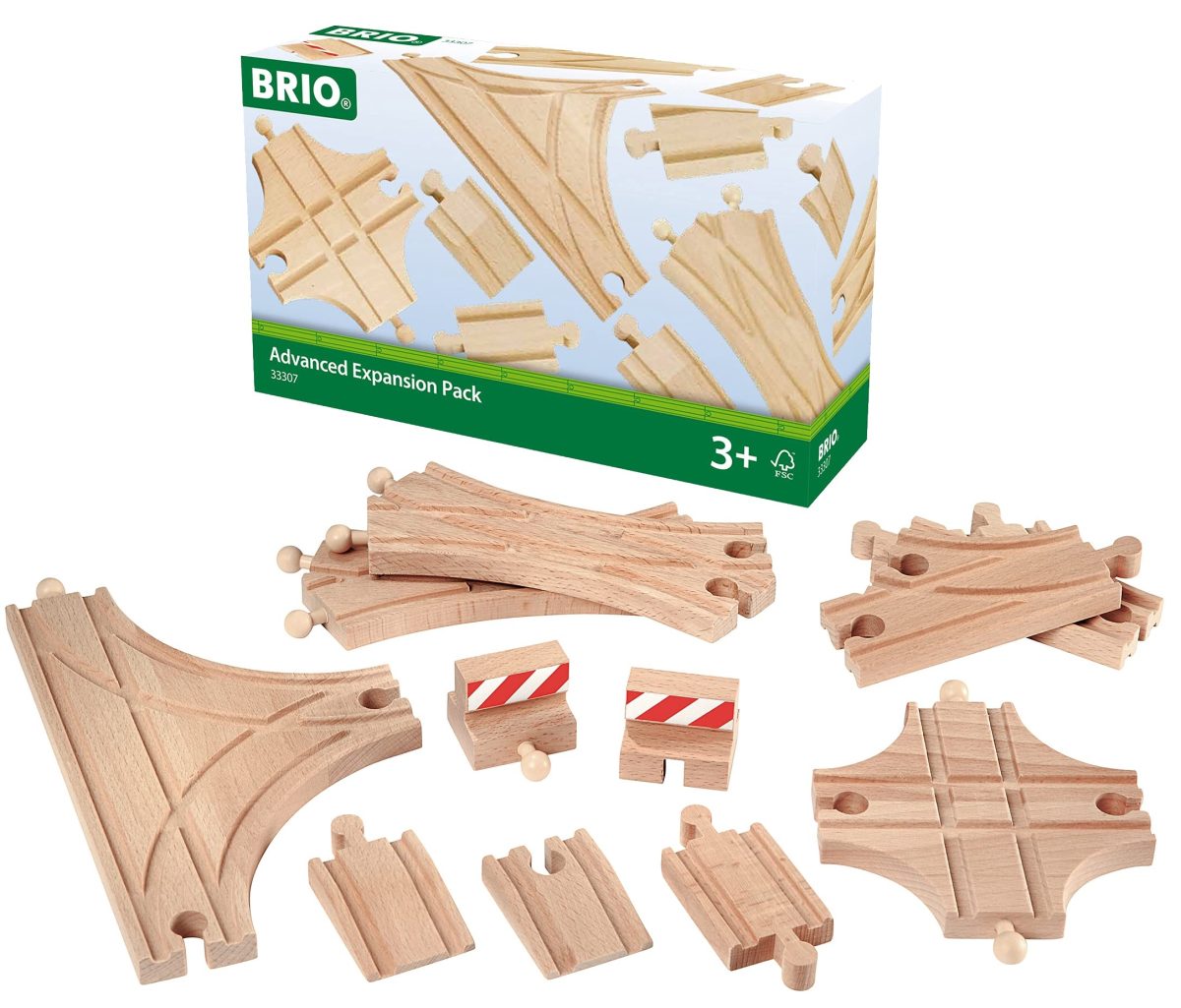 BRIO World - Kolejka Duży Zestaw Torów do rozbudowy - obrazek 1