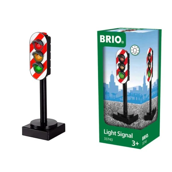BRIO World - Sygnalizator kolejowy / Sygnalizacja Świetlna