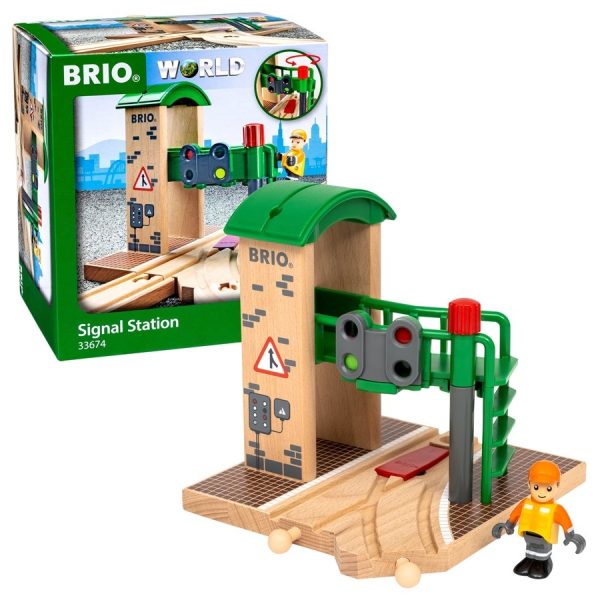 BRIO World - Zwrotnica z Sygnalizacją