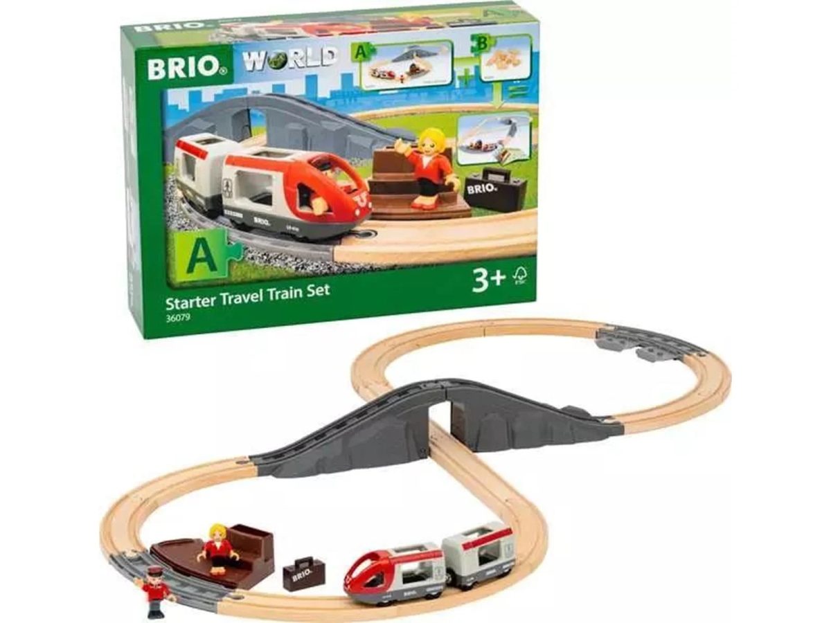 BRIO World - Zestaw startowy KOLEJKA dla podróżnych - obrazek 1