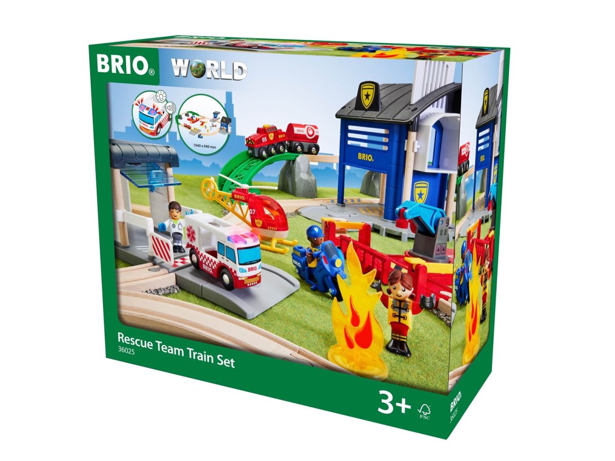 Clipboard190 BRIO World - Zestaw Deluxe Straż Pożarna, POLICJA - obrazek 2