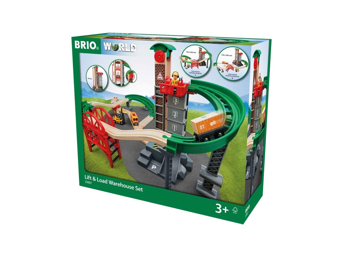 BRIO World - Zestaw kolejowy Magazynowy z Windą - obrazek 3