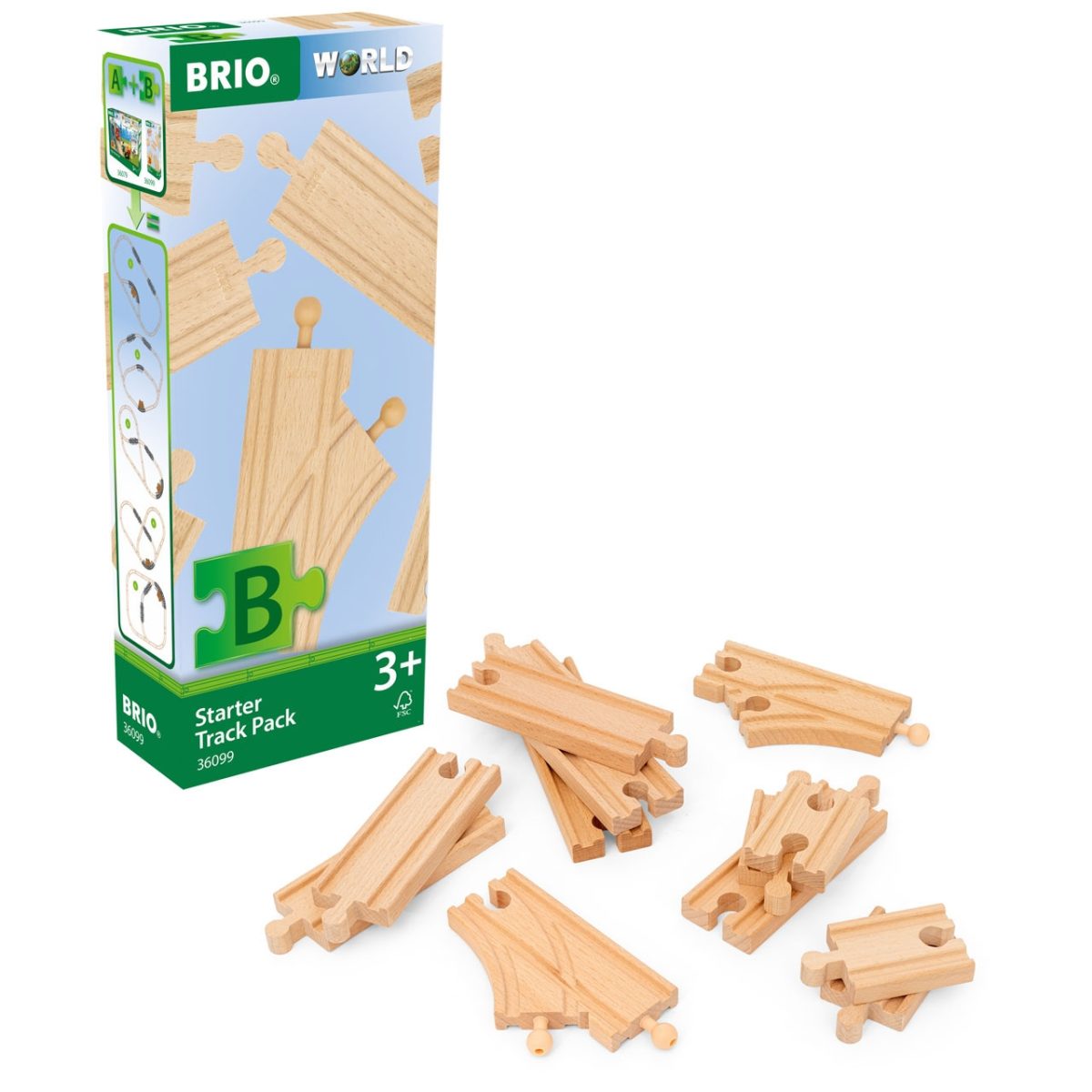BRIO World - Zestaw torów do rozbudowy KOLEJKI - obrazek 1
