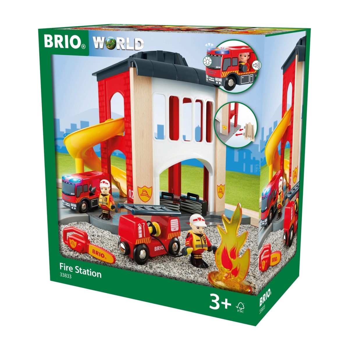 BRIO World - Duża Remiza Strażacka - obrazek 4