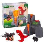 BRIO World - Zestaw DINO WULKAN tunel kolejowy