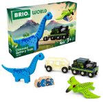 BRIO World - Zestaw DINO z pociągiem na baterie