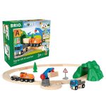 BRIO World - zestaw STARTOWY z DŹWIGIEM