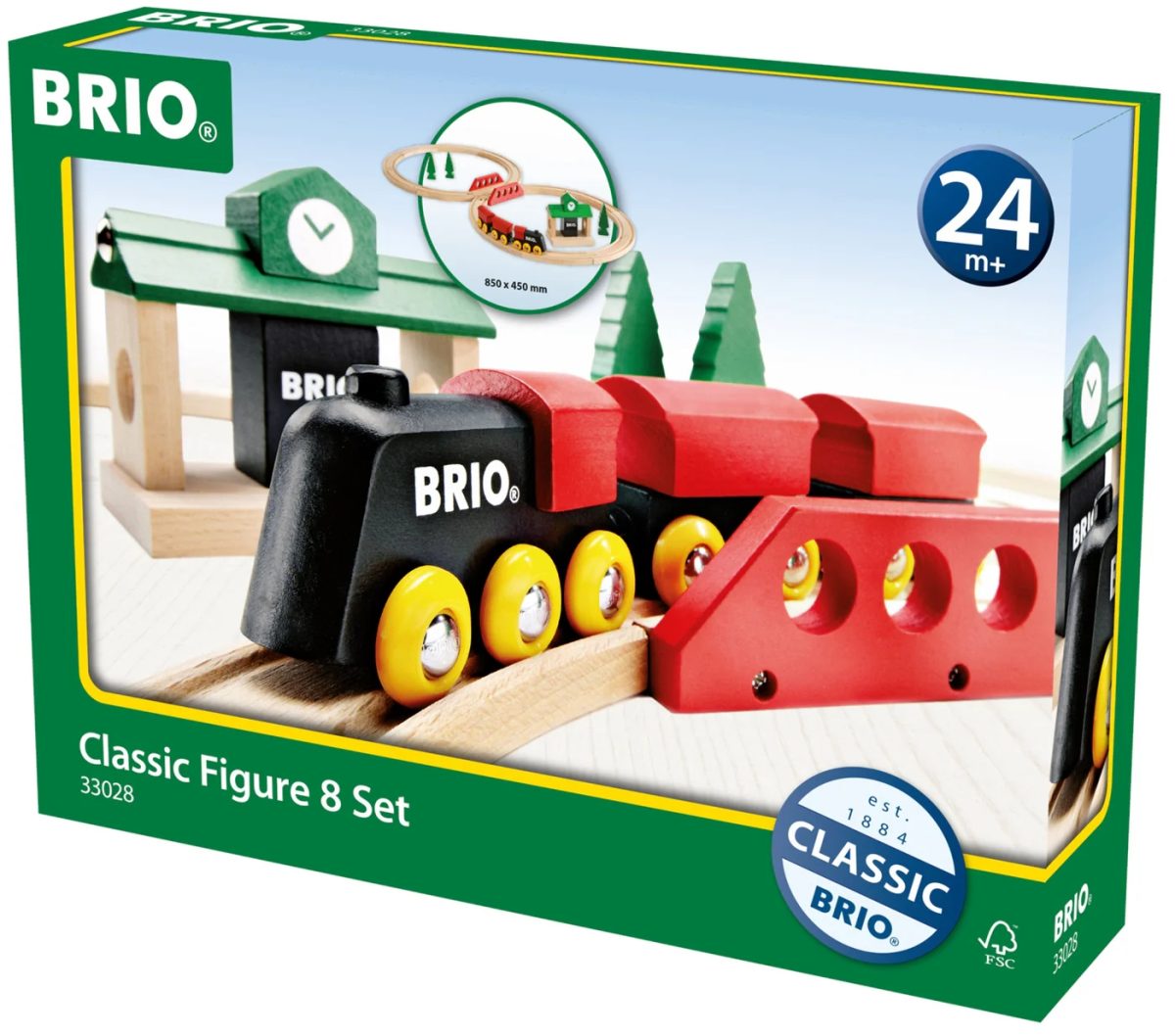 BRIO World - zestaw STARTOWY KOLEJKA drewniana w Lesie / Little Forest - obrazek 3