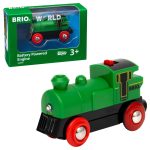 BRIO World - Zielony Parowóz LOKOMOTYWA na baterie