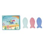 Janod: książeczka do kąpieli z 3 psikawkami Przyjęcie Pod Wodą 10m+ - obrazek 5