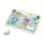 Janod: puzzle drewniane 24 el. Farma 3+ - obrazek 2