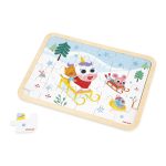 Janod: puzzle drewniane 24 el. Góry 3+ - obrazek 2