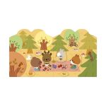 Janod: książeczka do wyklejania z naklejkami Las 18m+ - obrazek 6