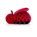 JellyCat: biedronka LouLou love 13cm - obrazek 2