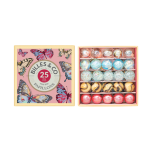 Billes & Co: szklane kulki RÓŻOWE MOTYLE / 25 el.