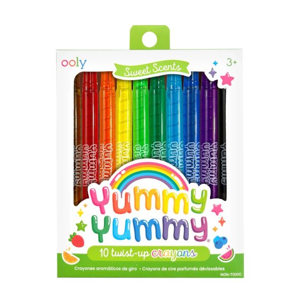 Ooly: pachnące kredki świecowe wykręcane Twist-Up Yummy Yummy!