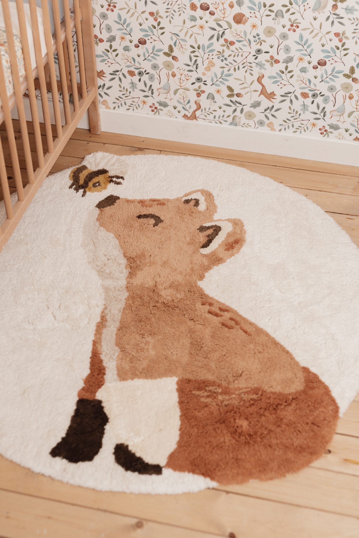 Little Dutch: dywan Lisek 110x110 cm - obrazek 2