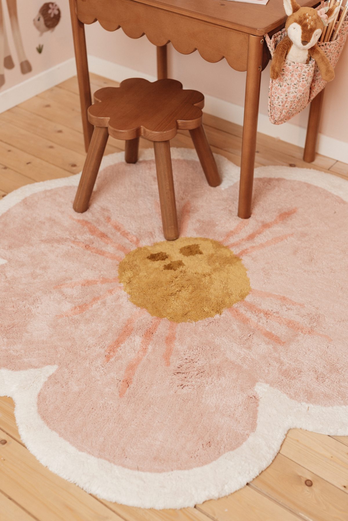 Little Dutch: dywan Kwiatek 110x110 cm - obrazek 2