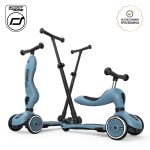 SCOOTANDRIDE: 2w1 jeździk i hulajnoga 1-5 lat Steel | Highwaykick 1 Push and Go