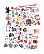 Buki: Tatuaże MANGA KAWAI 75 sztuk - obrazek 2