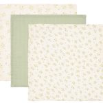 Little Dutch: chusteczki muślinowe 25x25 cm Blueberry Leaves & Sage