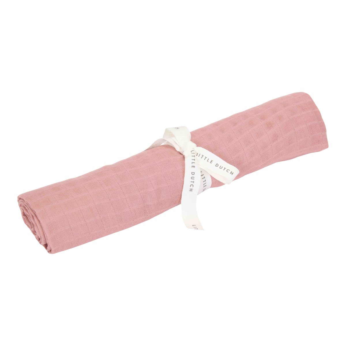 Little Dutch: otulacz muślinowy 120x120 cm Pure Pink Fairy Blossom - obrazek 1