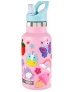Skip Hop Butelka Termiczna z Ustnikiem i Naklejkami 380 ml Pink - obrazek 2