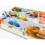 Kapitan Nauka: pierwsze puzzle + figurki POJAZDY - obrazek 3