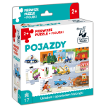 Kapitan Nauka: pierwsze puzzle + figurki POJAZDY