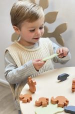 Egmont Toys®: Drewniana gra zręcznościowa, balansujące wiewiórki - obrazek 3