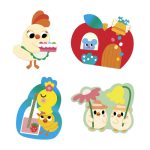 Janod: duże naklejki 50 szt. Wiosna 18m+ - obrazek 3