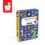 Janod: Magnetyczna układanka Smoki Magnetibook 3+