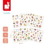 Janod: naklejki na arkuszach 200 szt. Wróżki 3+ - obrazek 2