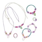 Janod Zestaw kreatywny do tworzenia biżuterii ze szkatułką Wróżki Magic Fairies 6+ - obrazek 3