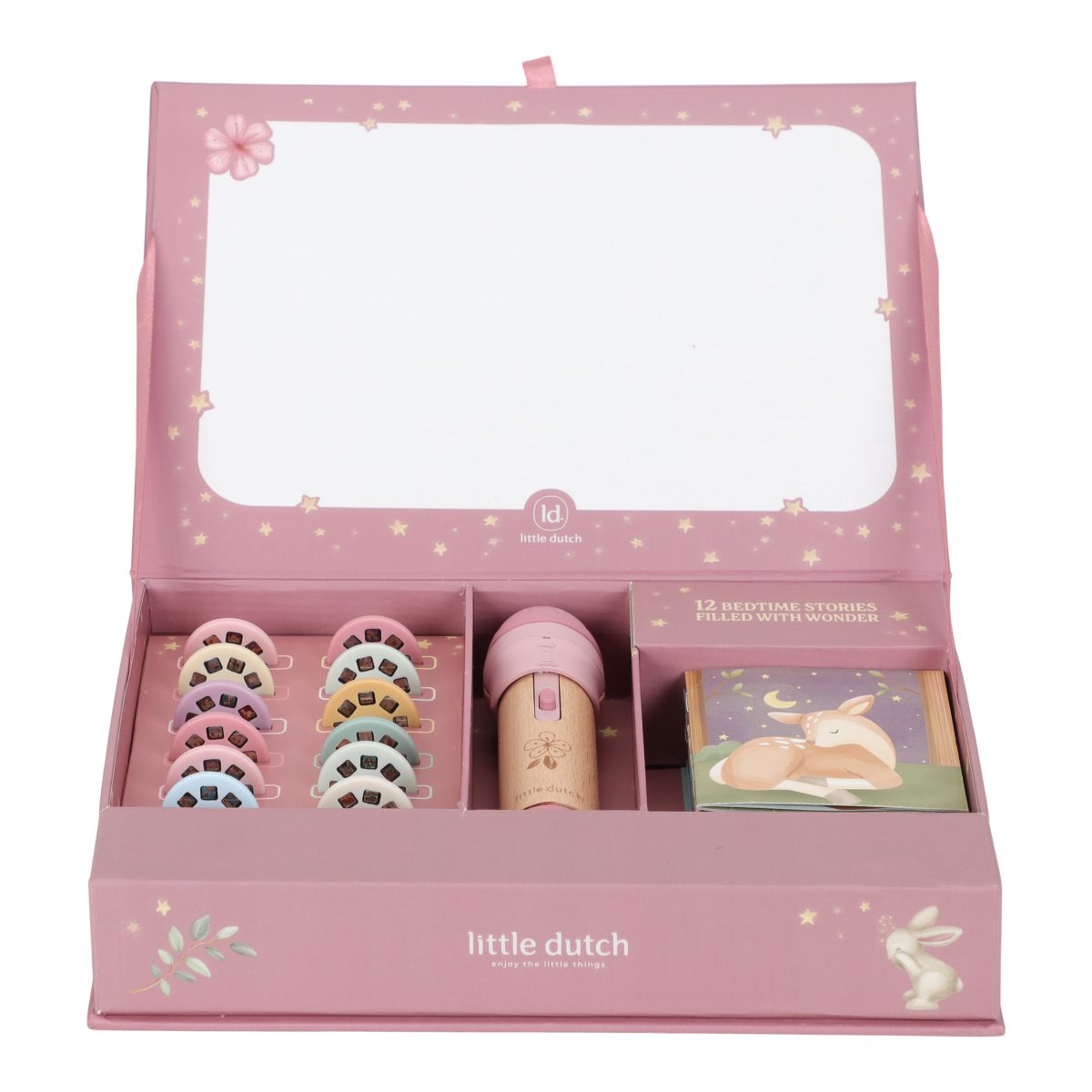 Little Dutch: latarka projektor z bajkami Róż - obrazek 5