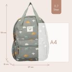 KIDZROOM: Plecak dla dzieci L Dino Green - obrazek 7