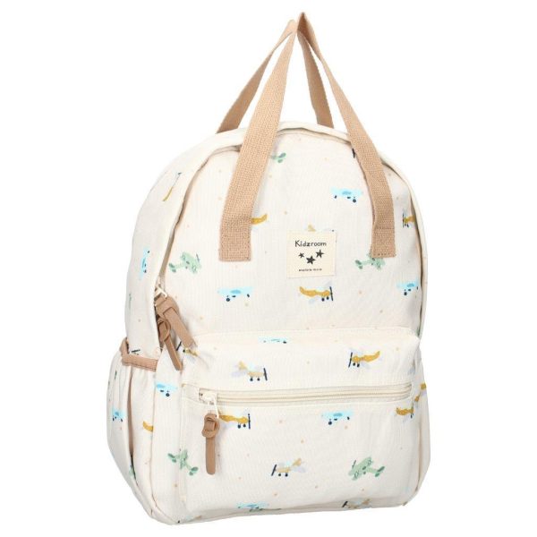 KIDZROOM: Plecak dla dzieci L Aeroplane Beige