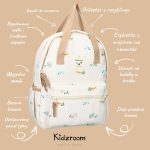 KIDZROOM: Plecak dla dzieci L Aeroplane Beige - obrazek 3
