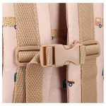 KIDZROOM: Plecak dla dzieci L Sweet Cars brown - obrazek 5