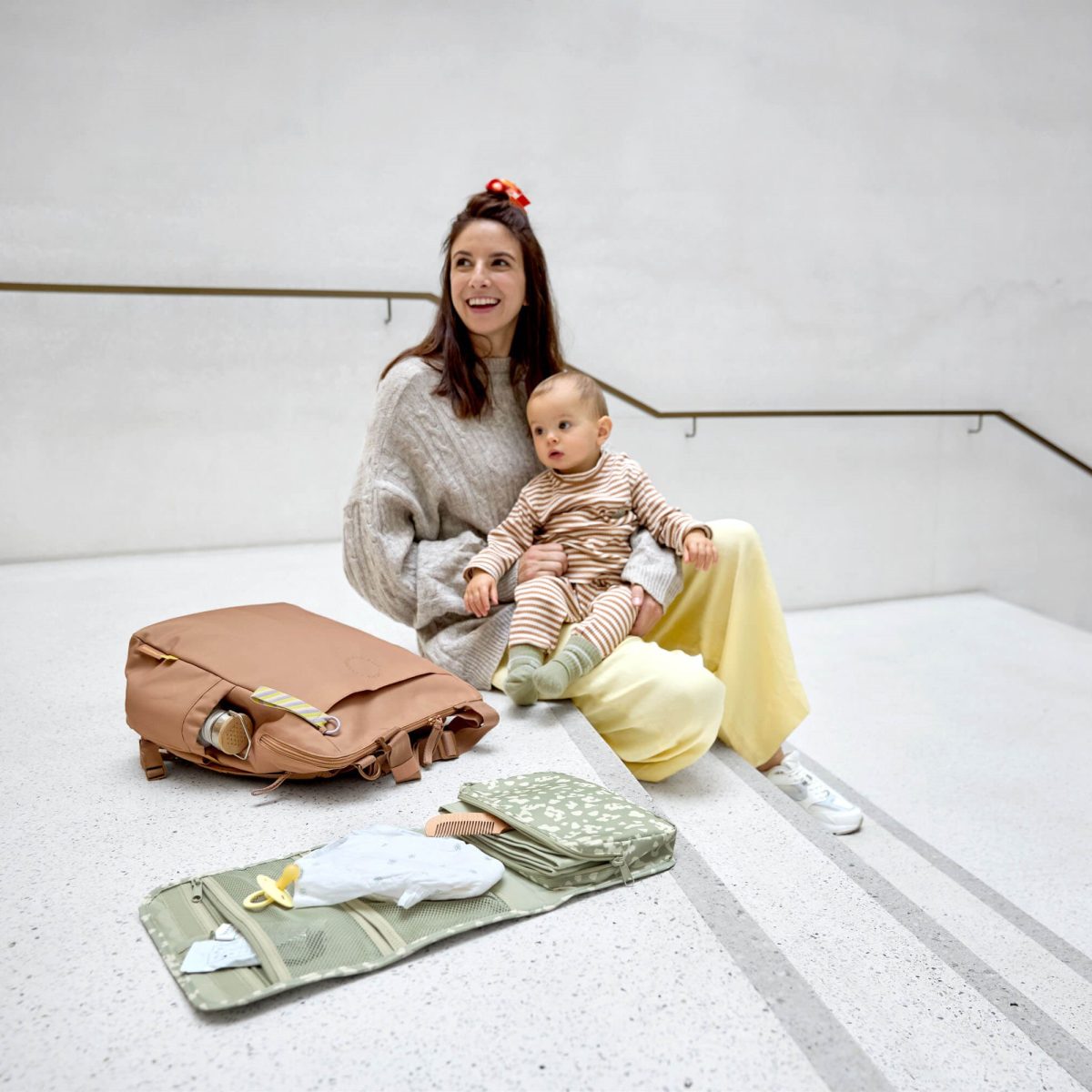 Lassig: Green Label organizer kosmetyczka podróżna wisząca Leo Light Khaki - obrazek 6